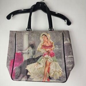 Isabella Fiore VTG Flamenco Dancer Spanish Bull Fighter Handbag Shoulder Bag